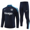 Chelsea Trainings Sweatshirt Quarter-zip 2024-25 Zwarte - Kids